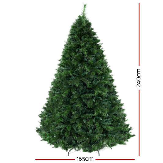 NNEDSZ Jollys Christmas Tree 2.4M 8FT Xmas Decoration Green Home Decor 2100 Tips-1