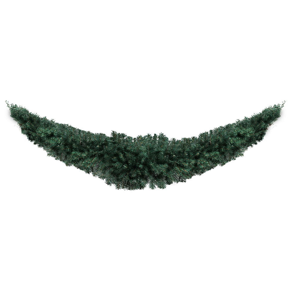 NNEDSZ Jollys Christmas Garland 2.4M Xmas Wreath Decoration Home Decor-0