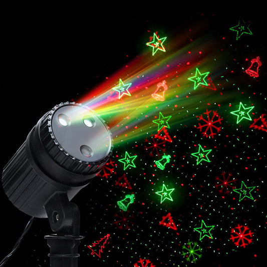 NNEDSZ Jollys Moving LED Lights Laser Projector Landscape Lamp Christmas Decor-0