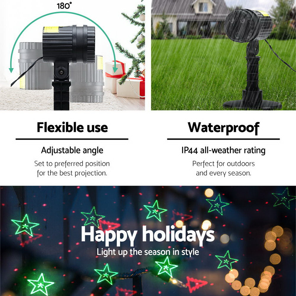 NNEDSZ Jollys Moving LED Lights Laser Projector Landscape Lamp Christmas Decor-2