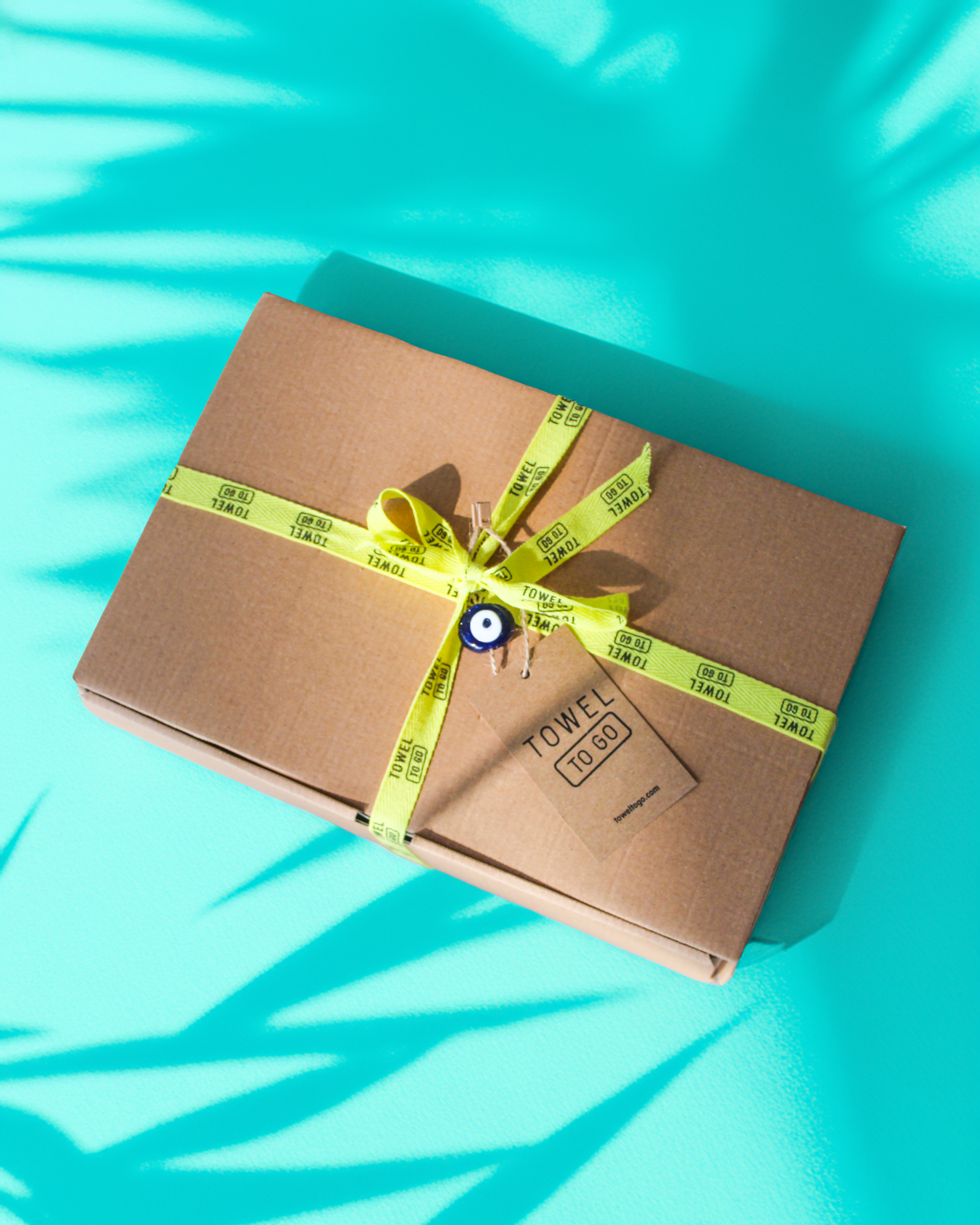 Tie Dye XXL Beach Towel with Recycled Gift Box, Pink, Green-3