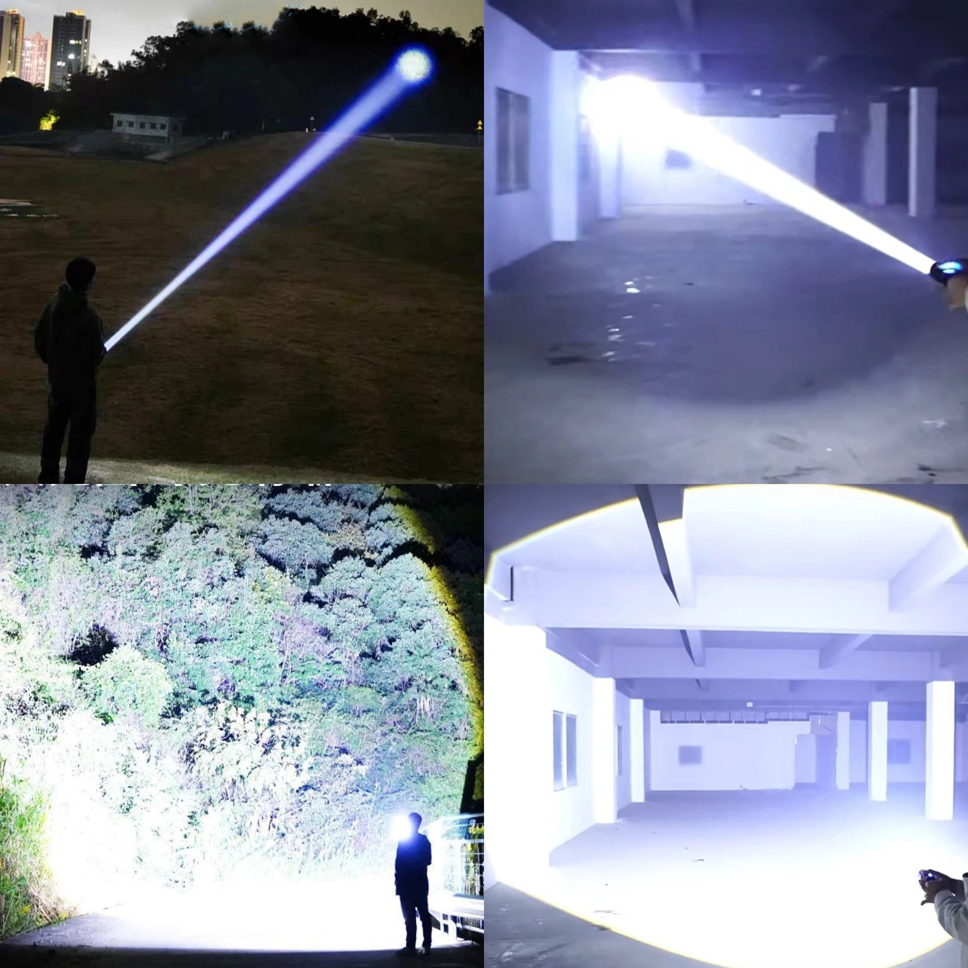 Super Bright LED Flashlight Rechargeable Torch-2