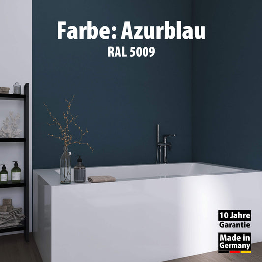 Duschrückwand - Azurblau (250x100cm)-1