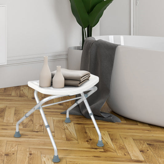 NNECW 3-Level Height Adjustable Shower Seat with Handles-0