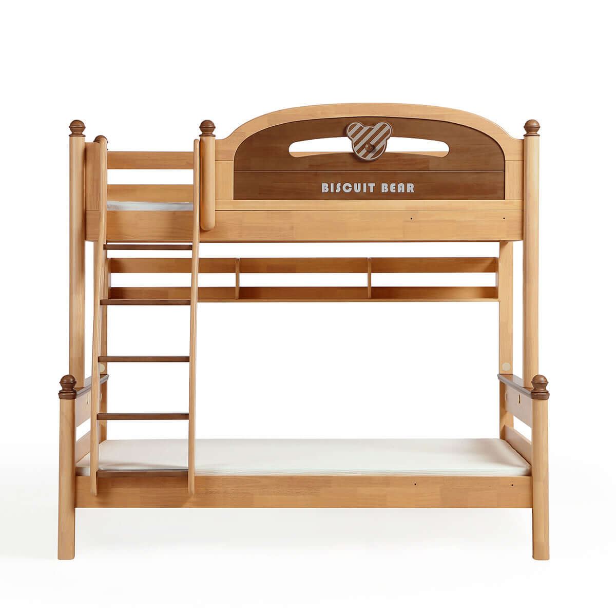 Biscuit Bear Bunk Bed With Foam Mattress for Children-2