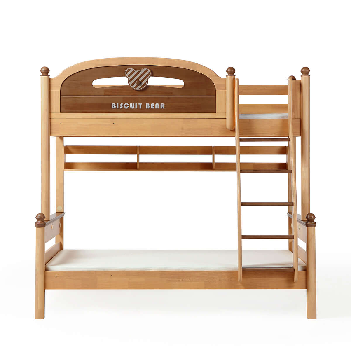 Biscuit Bear Bunk Bed With Foam Mattress for Children-3