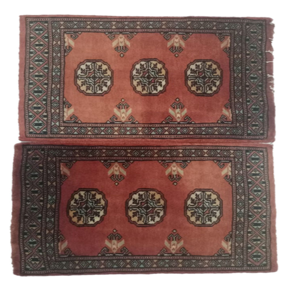 Bokhara Handknotted Opium Woolen Mat-0