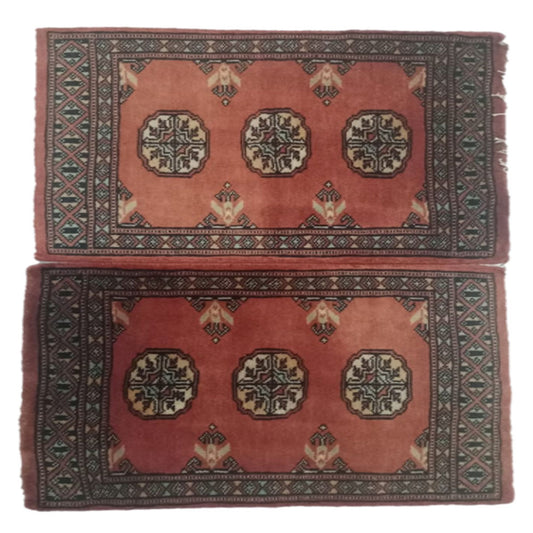 Bokhara Handknotted Opium Woolen Mat-0