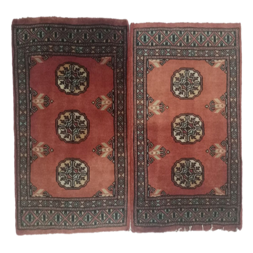 Bokhara Handknotted Opium Woolen Mat-1