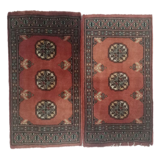 Bokhara Handknotted Opium Woolen Mat-1