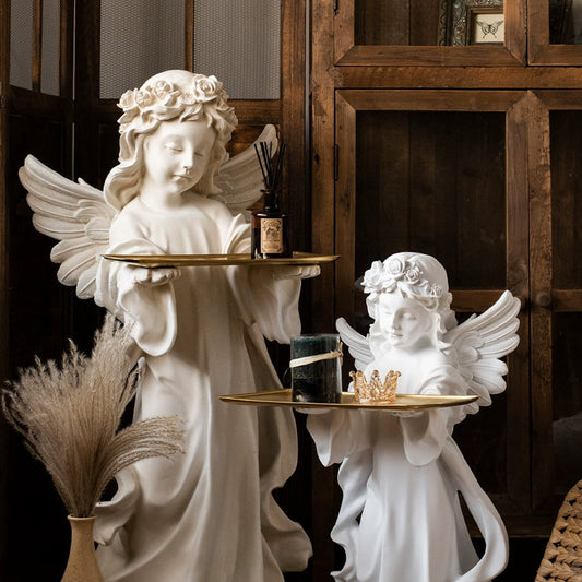 Vintage Angel Tray Floor Decor-0