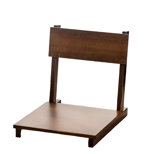 Eco-Friendly Bamboo Floor Chair - Brown-0