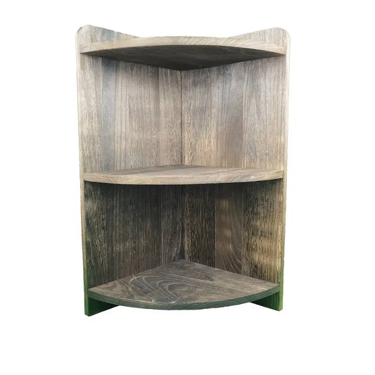 Vintage Solid Wood Corner Cabinet - Multi-Layer Sundries Organizer-0