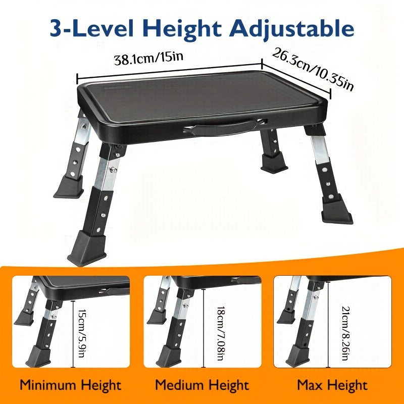 Folding Step Stool 1-Step Ladder-3