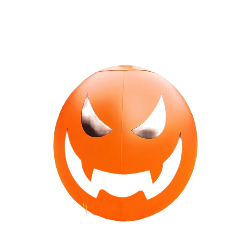 Remote Glow: Illuminated Inflatable Pumpkin-1