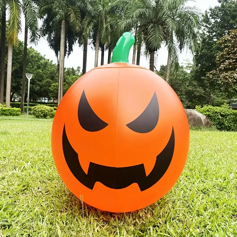 Remote Glow: Illuminated Inflatable Pumpkin-4