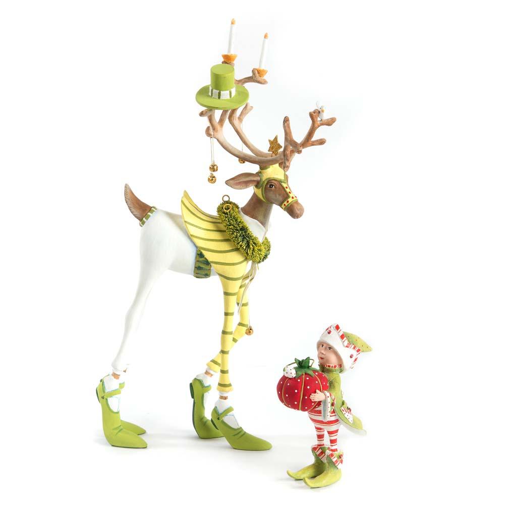 Dash Away Prancer's Elf Ornament by Patience Brewster-3