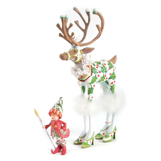 Dash Away Vixen's Elf Ornament by Patience Brewster-1