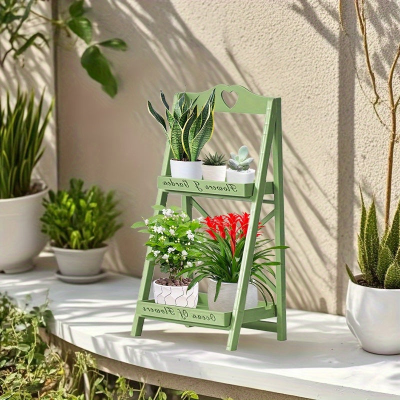 Multi-Tier Freestanding Plant Display Shelf-3