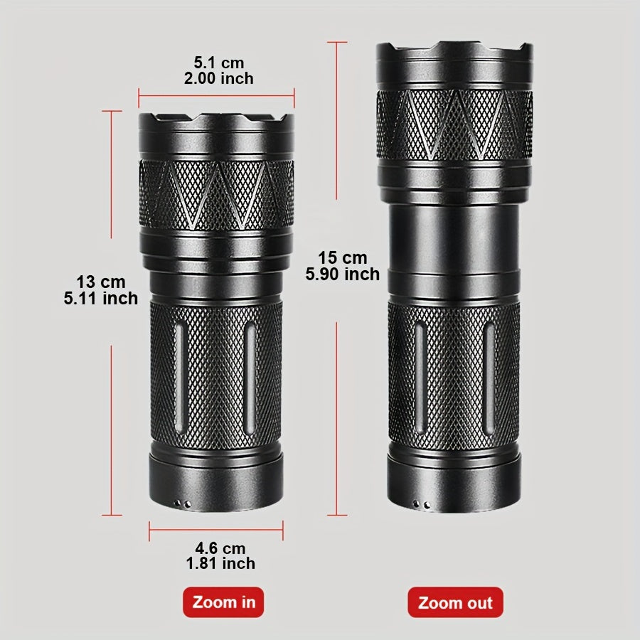 Super Bright LED Flashlight Rechargeable Torch-4