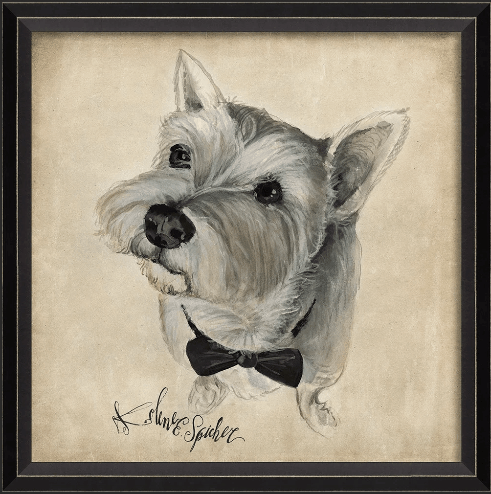 Dog Portrait Charlie Wall Art by Spicher and Company-0