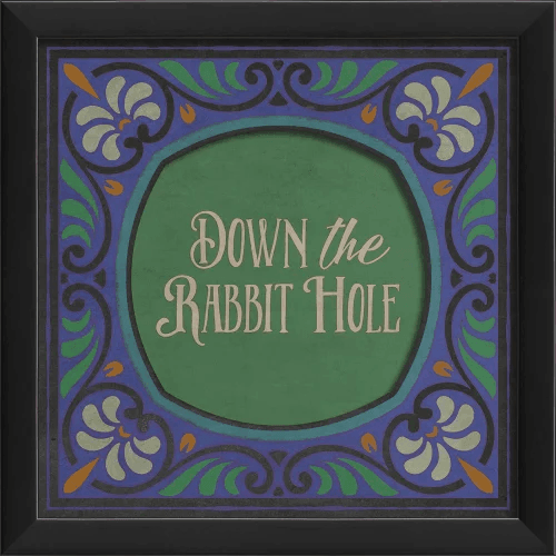Down the Rabbit Hole Wall Art-0