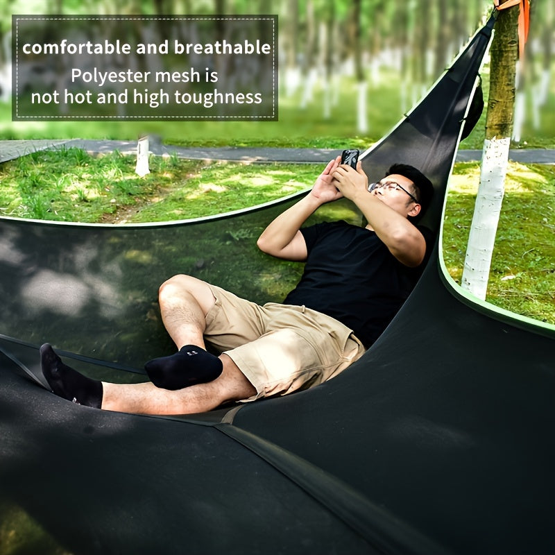 Triangular Hammock for Camping & Outdoor Relaxation-4