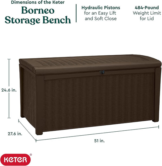 Outdoor Waterproof Storage Deck Box for Garden Use-1