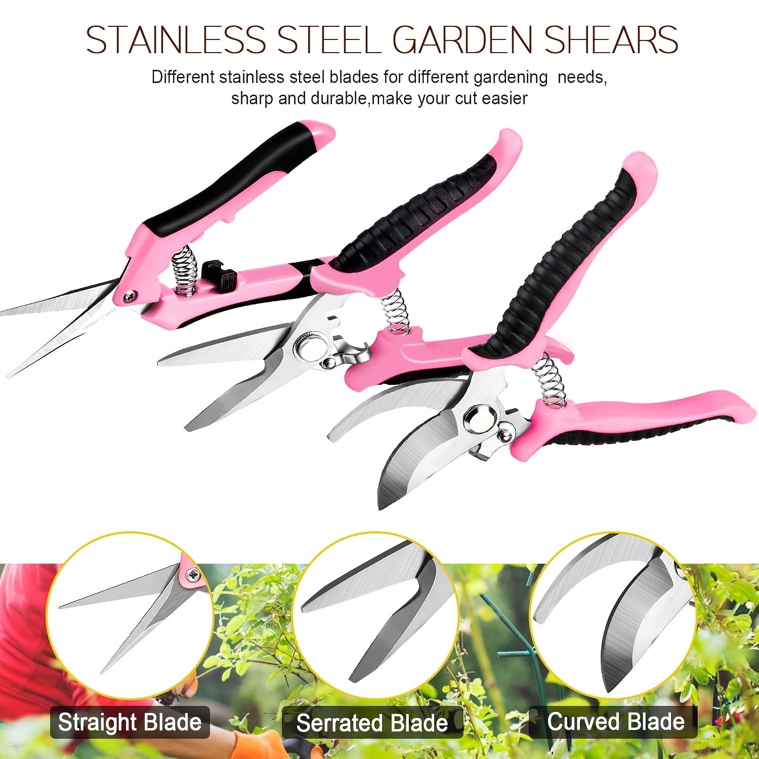 Pruning Scissors Set for Gardening (4pcs)-1