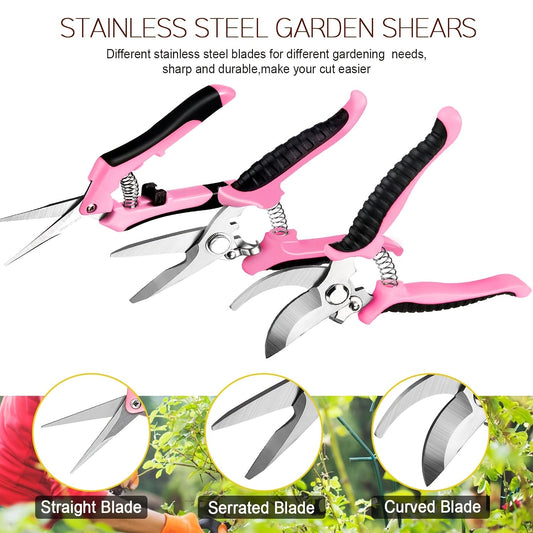 Pruning Scissors Set for Gardening (4pcs)-1