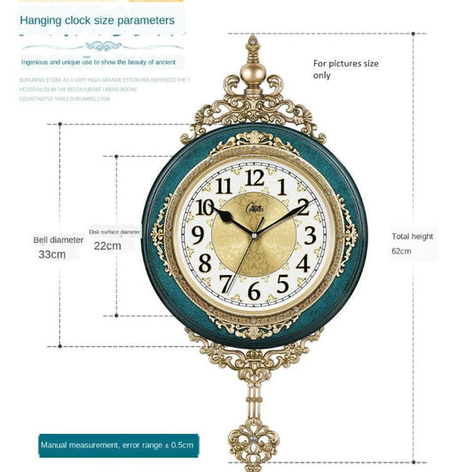European Retro Wall Clock-1