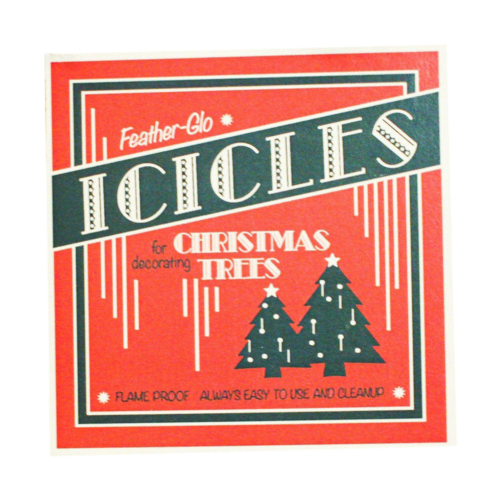 Feather-Glo Icicles Christmas Sign Decor Wood Cutout-0