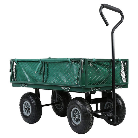 Cărărușă metalică de grădină, capacitate de încărcare 300 kg-0