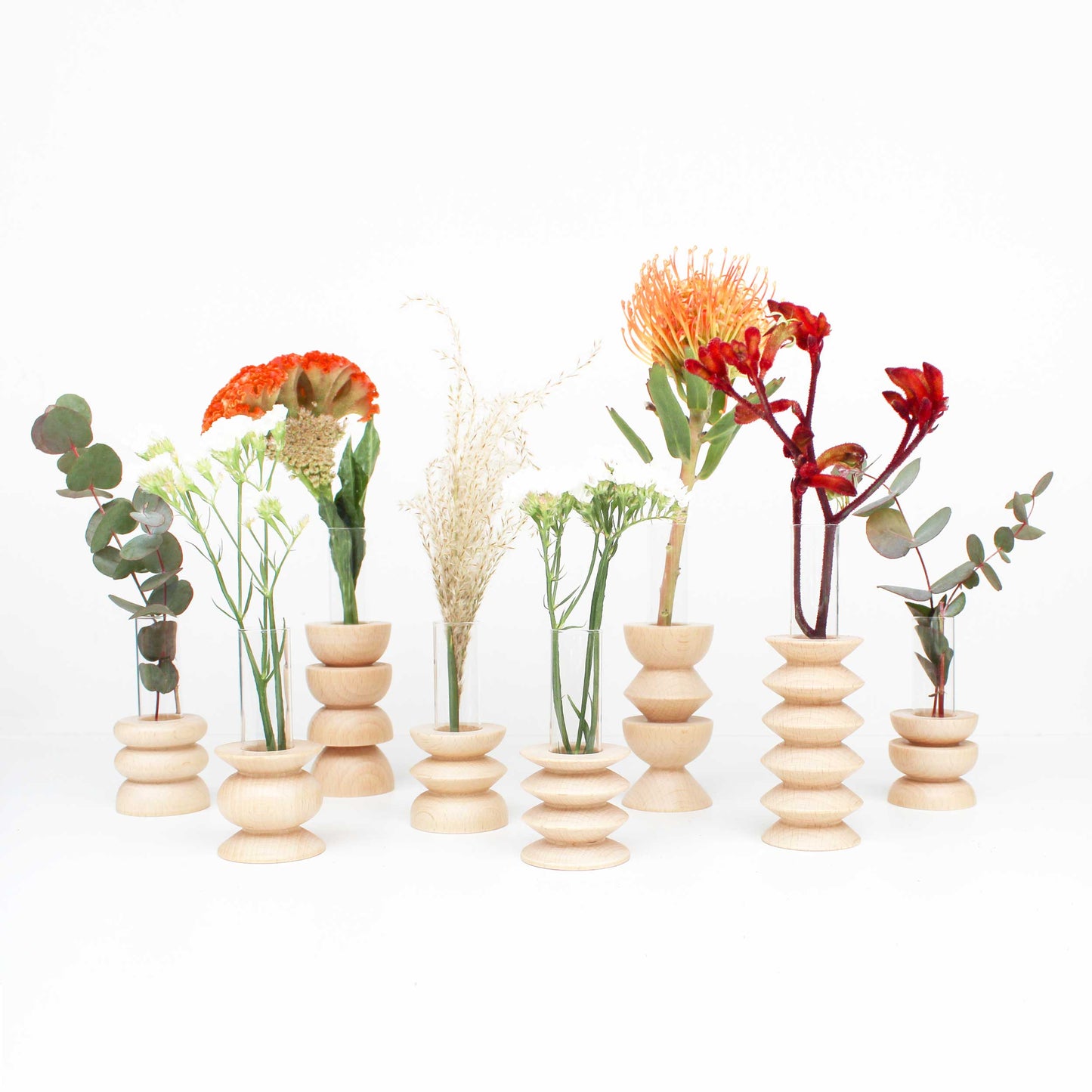 Totem Wooden Vase - Short Nº 3-4