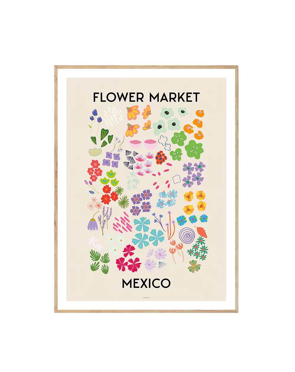 Flower Market Mexico I-0