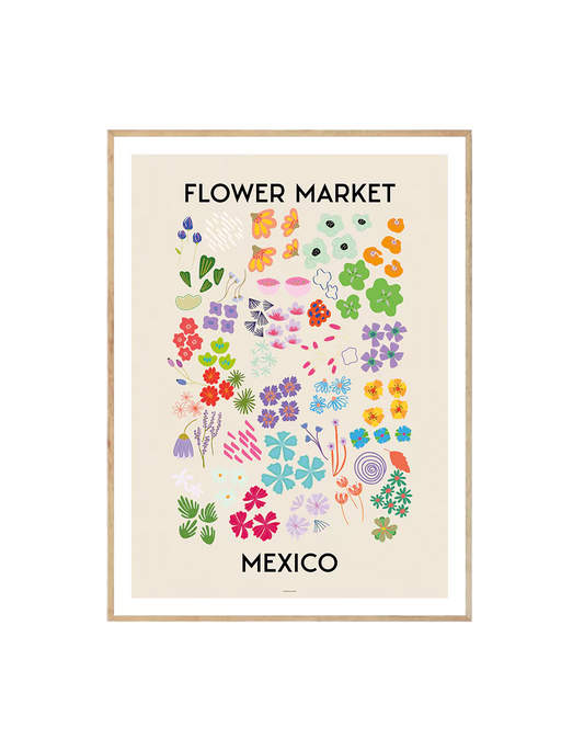 Flower Market Mexico I-0