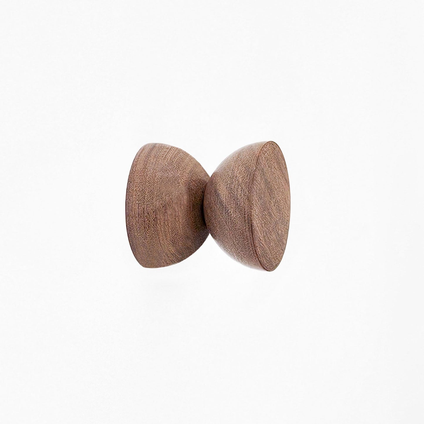 Geometric Walnut Wood Wall Mounted Coat Hook / Knob-0