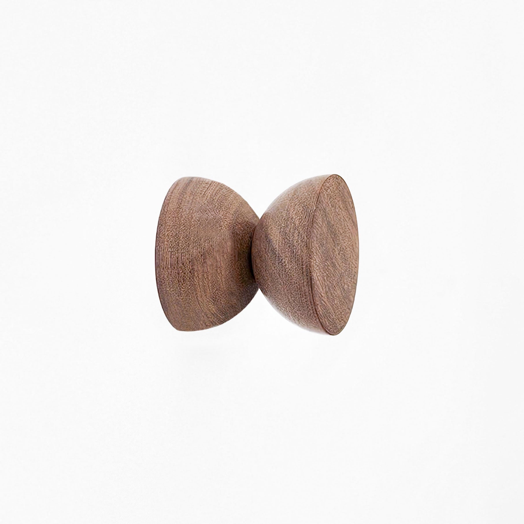 Geometric Walnut Wood Wall Mounted Coat Hook / Knob-0