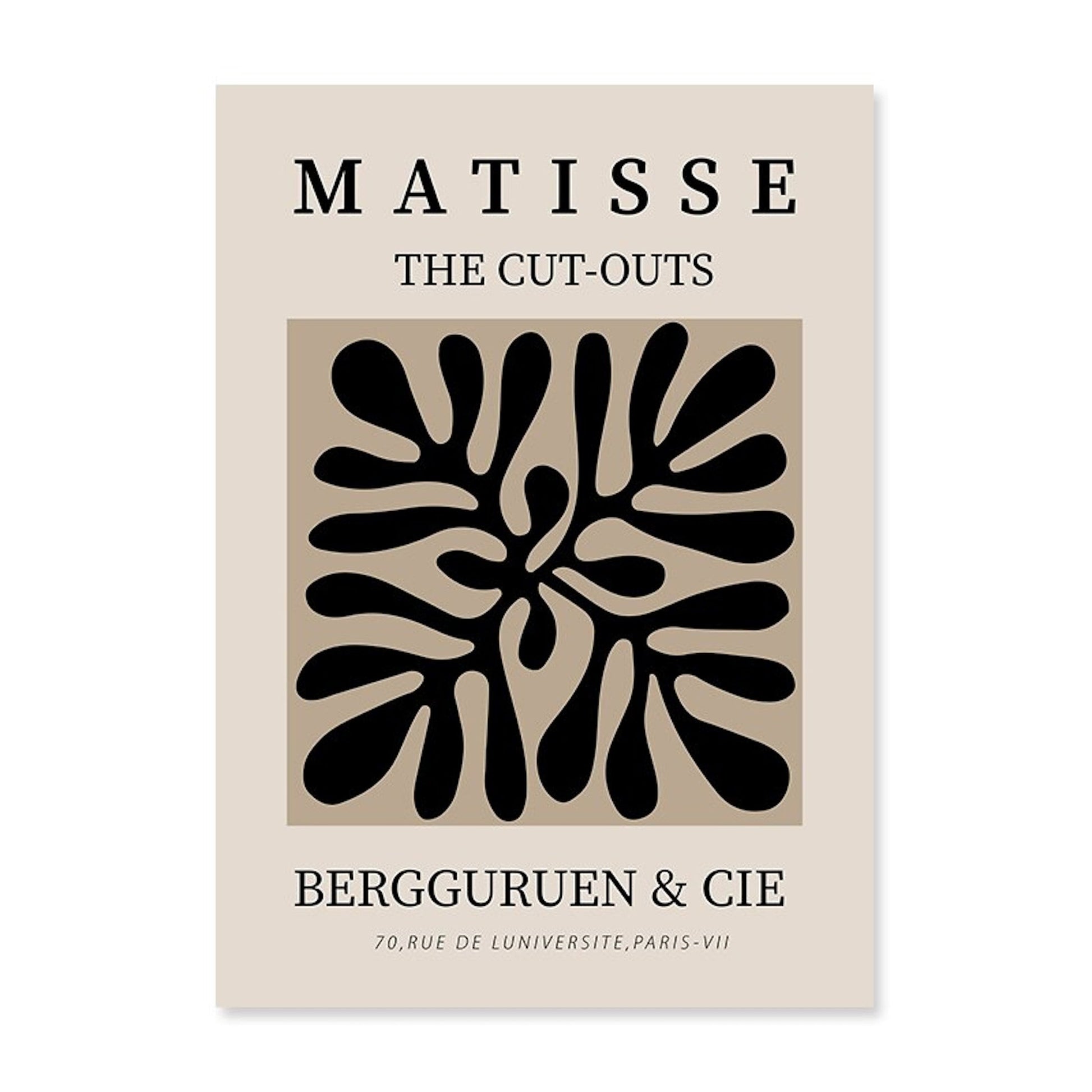 Poster Minimalistisch Matisse Cut Outs und Linienformen als Deko Print ohne Rahmen-4