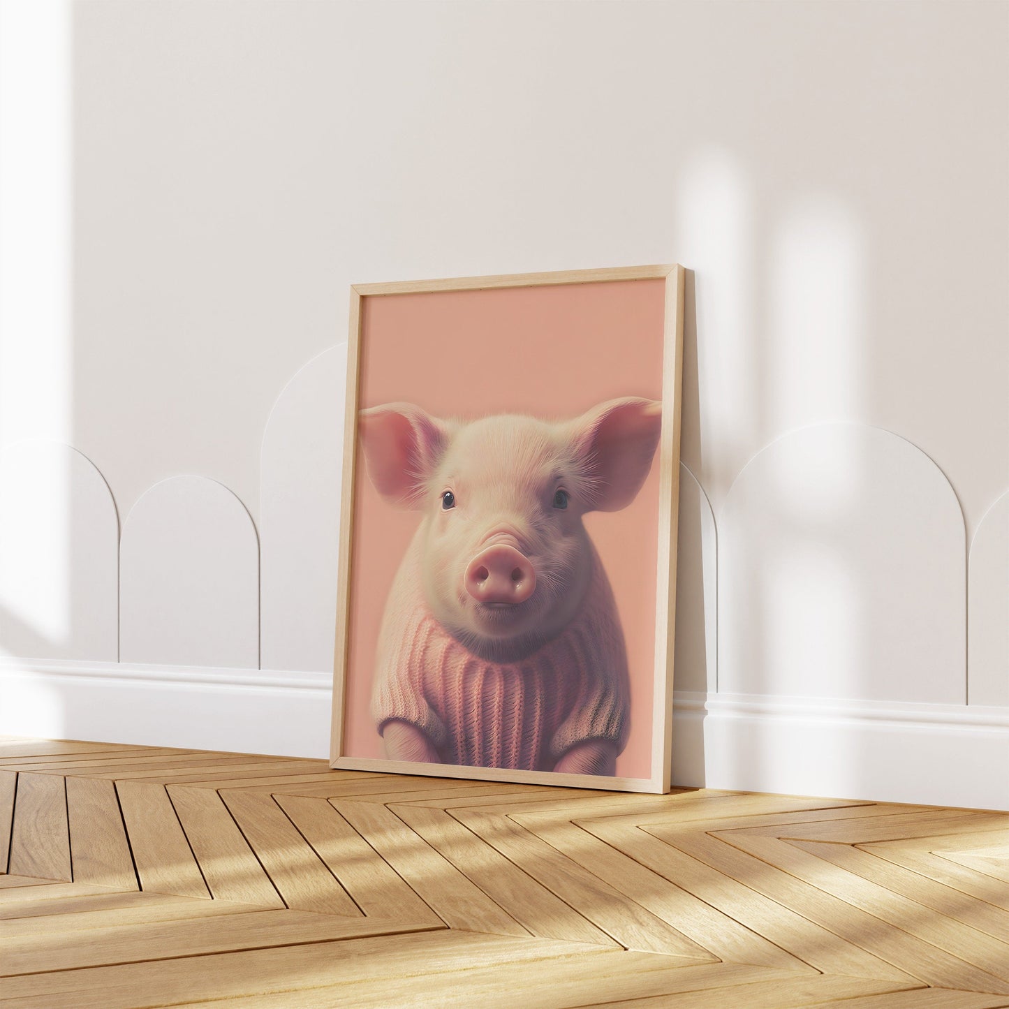 Kinderzimmer Poster Tiere Fuchs Elefant Bär Nashorn Erdmännchen · Kinderzimmer Bilder · Wand Deko · Kunst Druck · Deko Print · ohne Rahmen-3