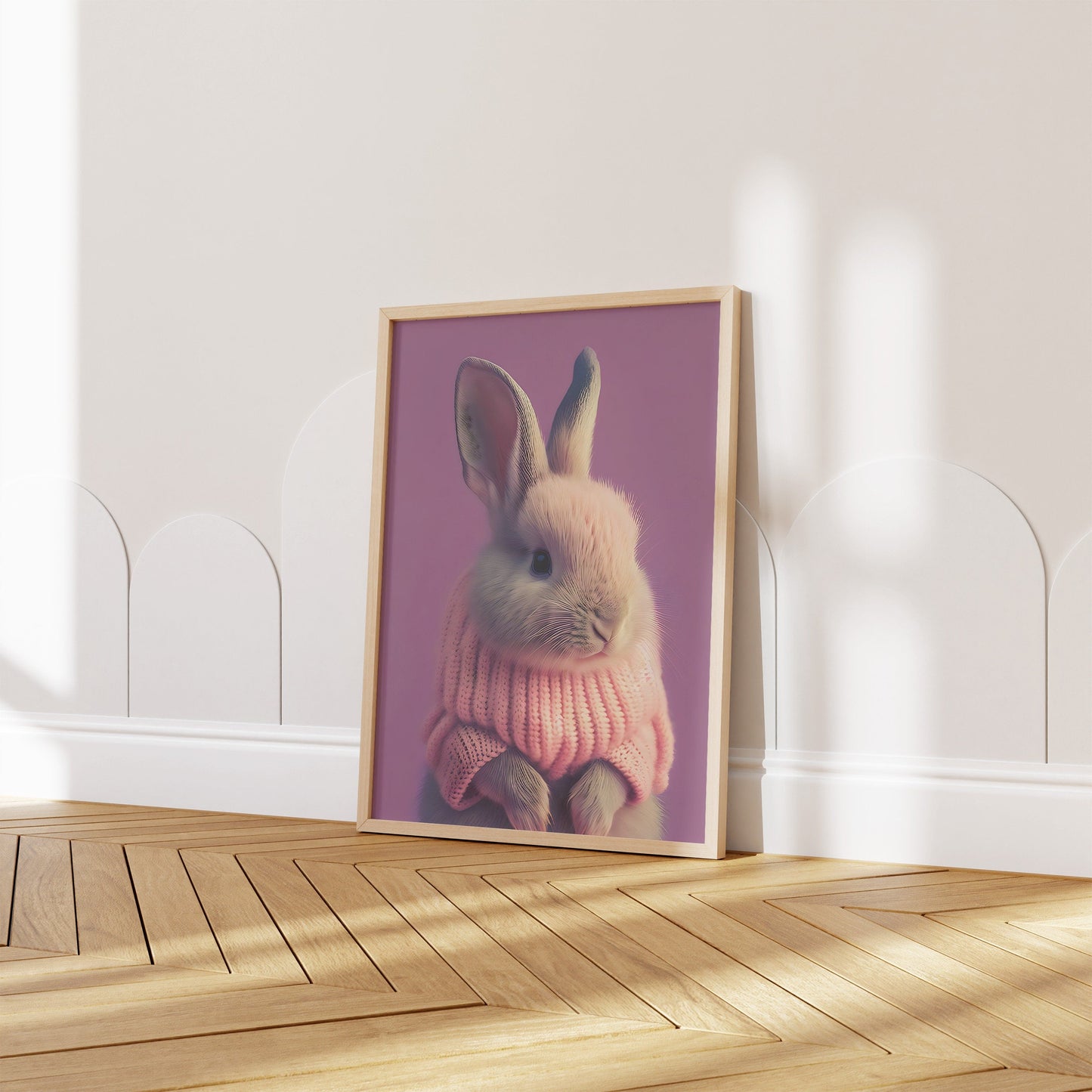 Kinderzimmer Poster Tiere Fuchs Elefant Bär Nashorn Erdmännchen · Kinderzimmer Bilder · Wand Deko · Kunst Druck · Deko Print · ohne Rahmen-1