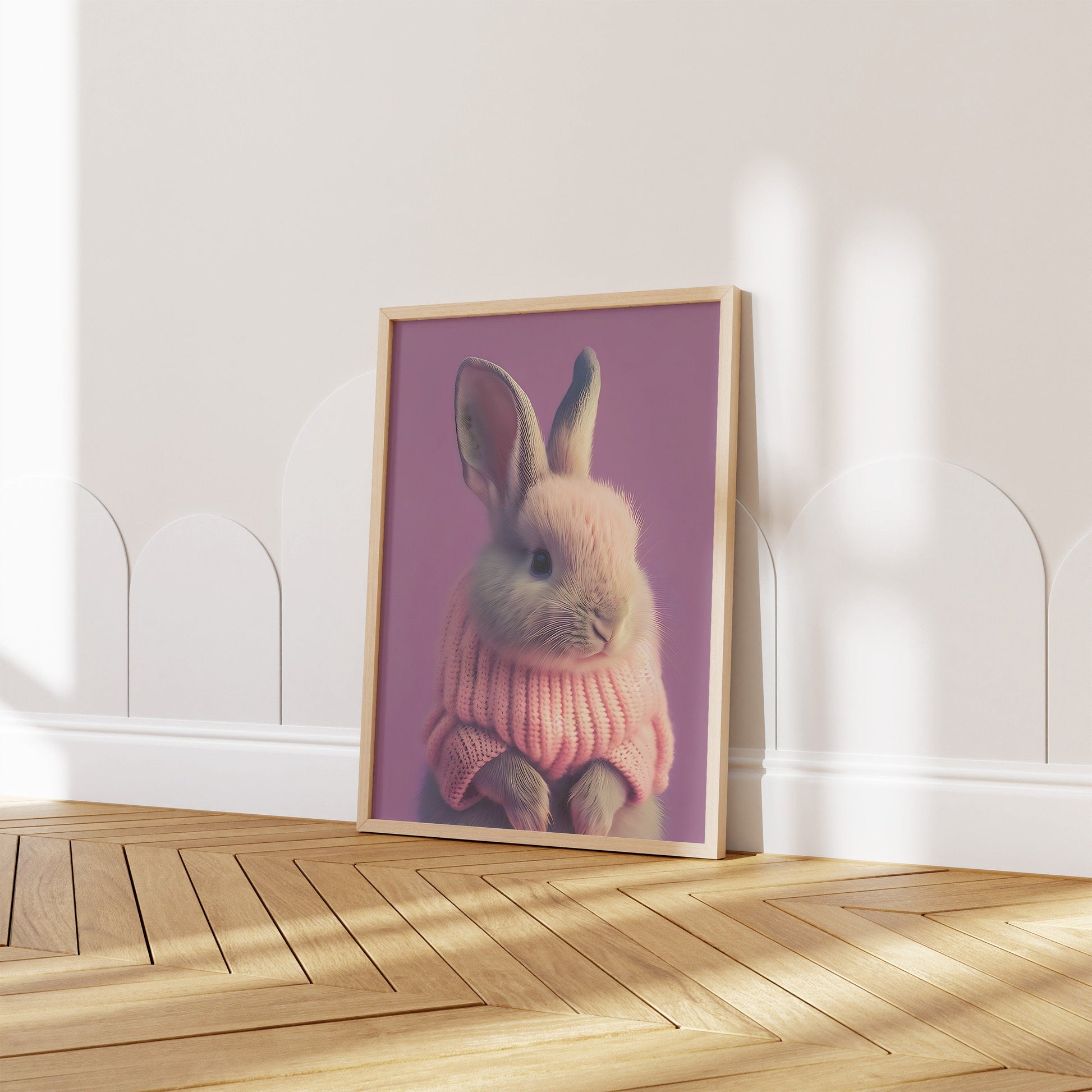 Kinderzimmer Poster Tiere Fuchs Elefant Bär Nashorn Erdmännchen · Kinderzimmer Bilder · Wand Deko · Kunst Druck · Deko Print · ohne Rahmen-1