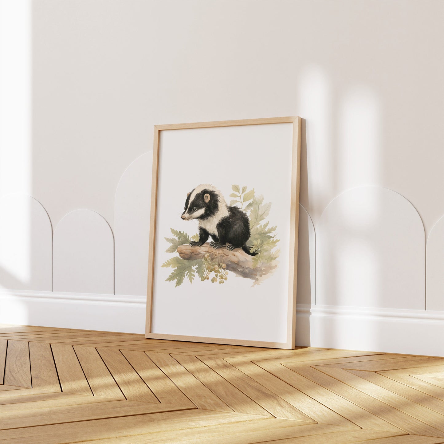 Kinderzimmer Poster Tiere Wald Wasserfarben · Wanddekoration Kinderzimmer Geschenkidee · Wand Deko · Kunst Druck · Deko Print · ohne Rahmen-8