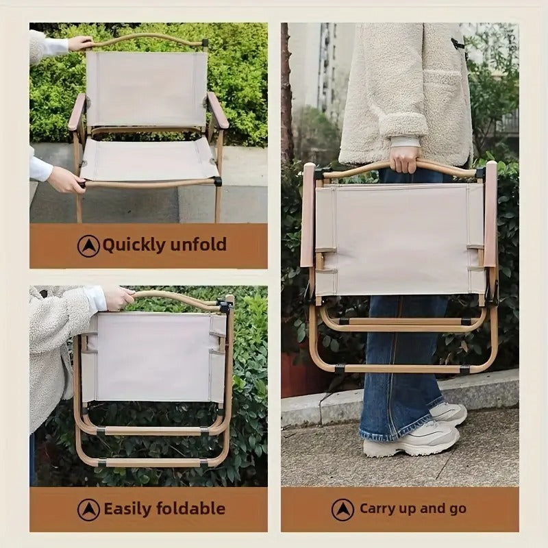 Folding Chairs Set of 2 Steel Frame-2
