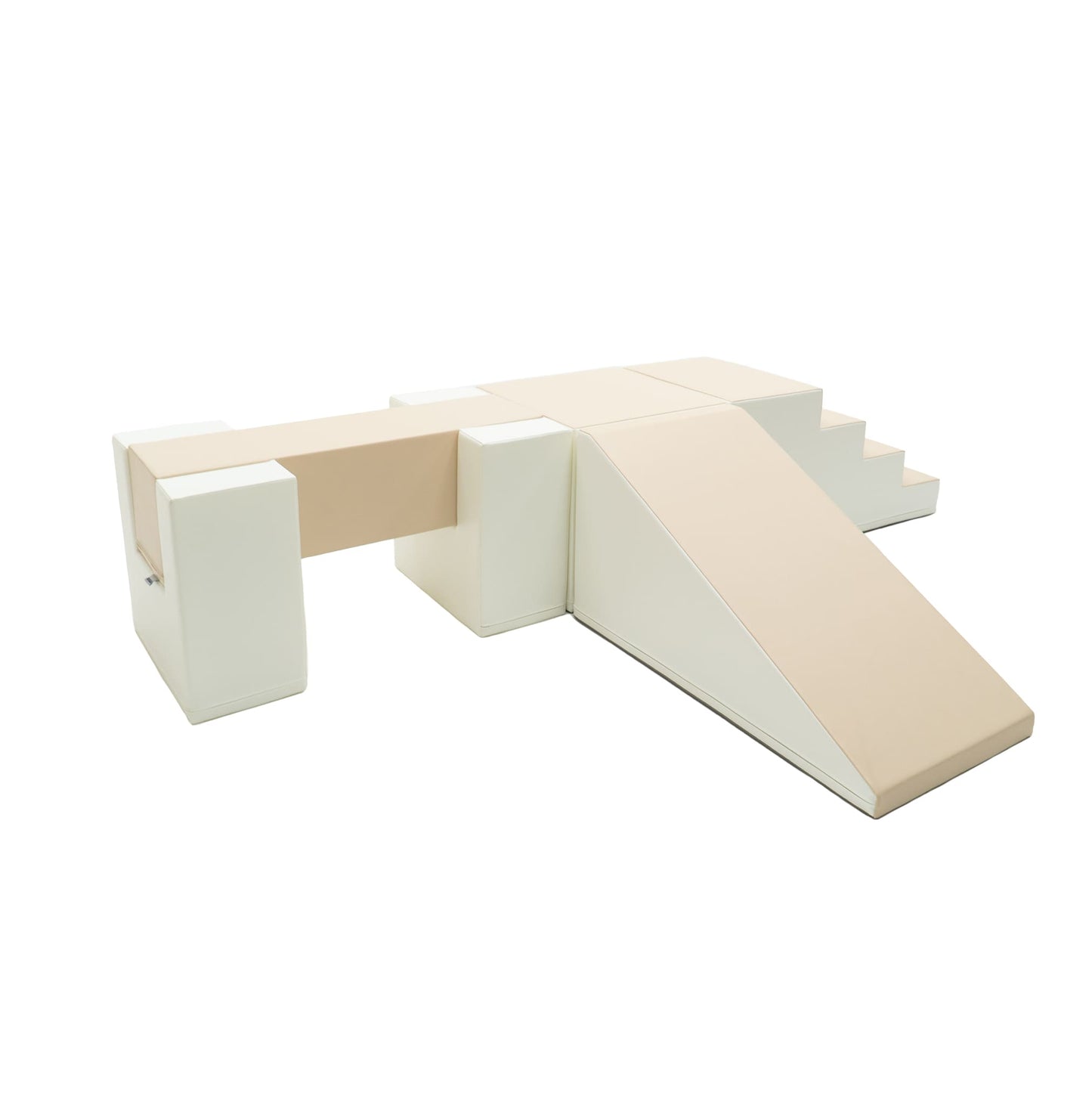 Mega Fun Slider x Balance Bridge x Mega Cube Bundle (beige/white)-2