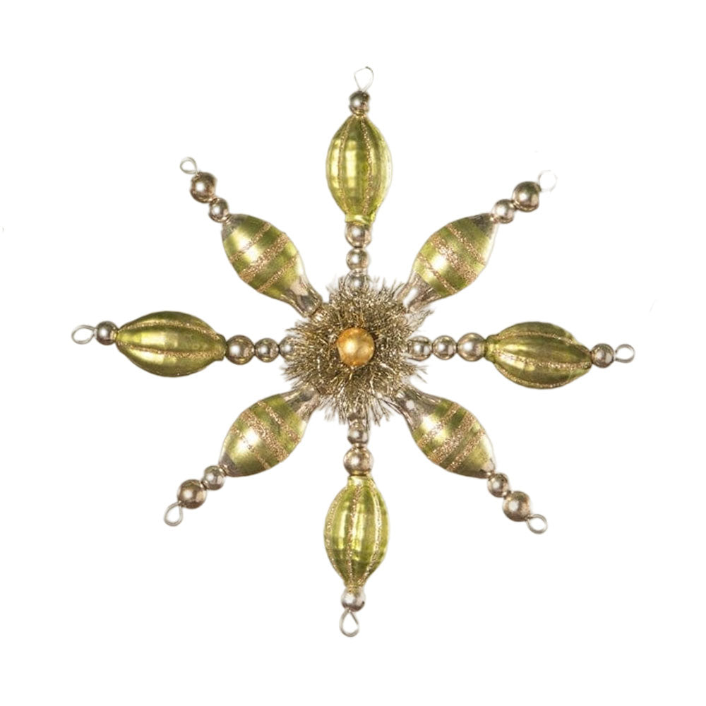 Peridot Starburst Ornament by Bethany Lowe Designs-0