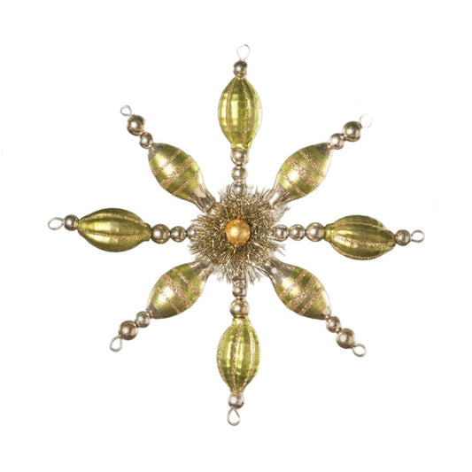 Peridot Starburst Ornament by Bethany Lowe Designs-0