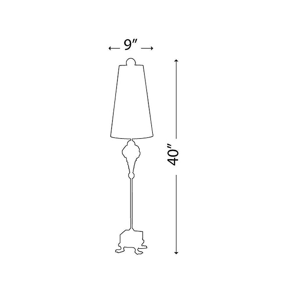 Pompadour Luxe Table Lamp By Flambeau Lighting-2