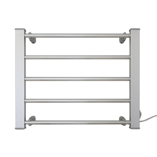 NNEDPE Heated Towel Rack Electric Bathroom Towel Rails EV-90- Silver-0