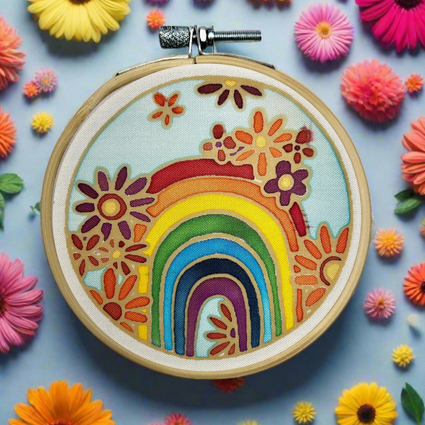Mini Batik Craft Kit - Over the Rainbow-0